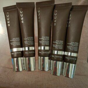 THE HOLY GRAIL--- 5 tubes of Becca Ever-Matte Poreless Priming Perfector---